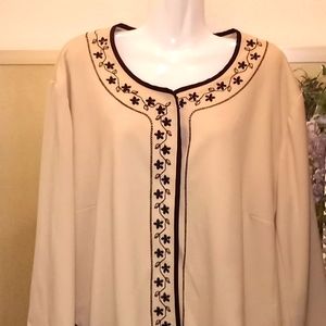 Jillian Jones Woman Embroidered Jacket